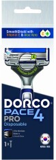 Бритва Dorco Pace 4 Pro для чоловіків 4 леза 1 шт.