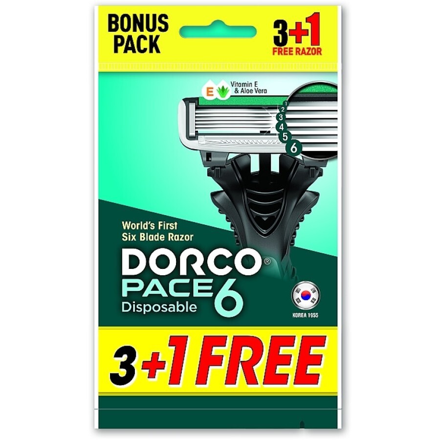 Бритва Dorco Pace 6 для мужчин 6 лезвий 4 шт.: цены и характеристики