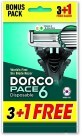 Бритва Dorco Pace 6 для мужчин 6 лезвий 4 шт.