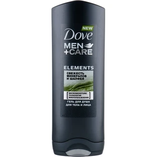Гель для душу Dove Men+Care Свіжість мінералів та шавлії 250 мл
