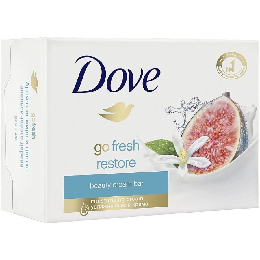 Твердое мыло Dove Инжир и лепестки апельсина 90 г: цены и характеристики