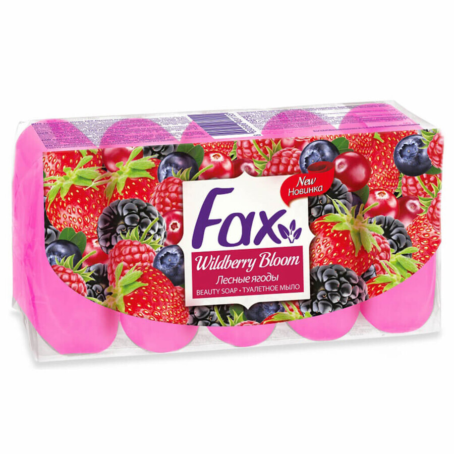Твердое мыло Fax Лесные ягоды 5 x 70 г: цены и характеристики