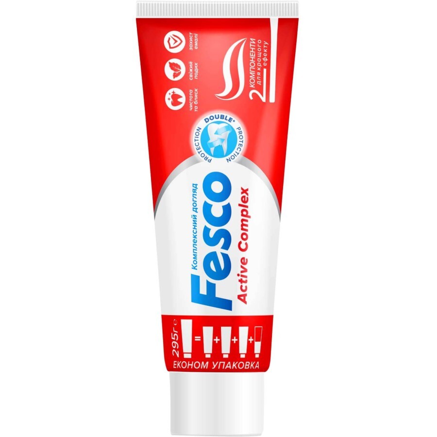 Зубна паста Fesco Active Complex Комплексний догляд 250 мл: ціни та характеристики