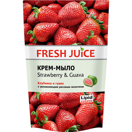 Рідке мило Fresh Juice Strawberry & Guava дой-пак 460 мл