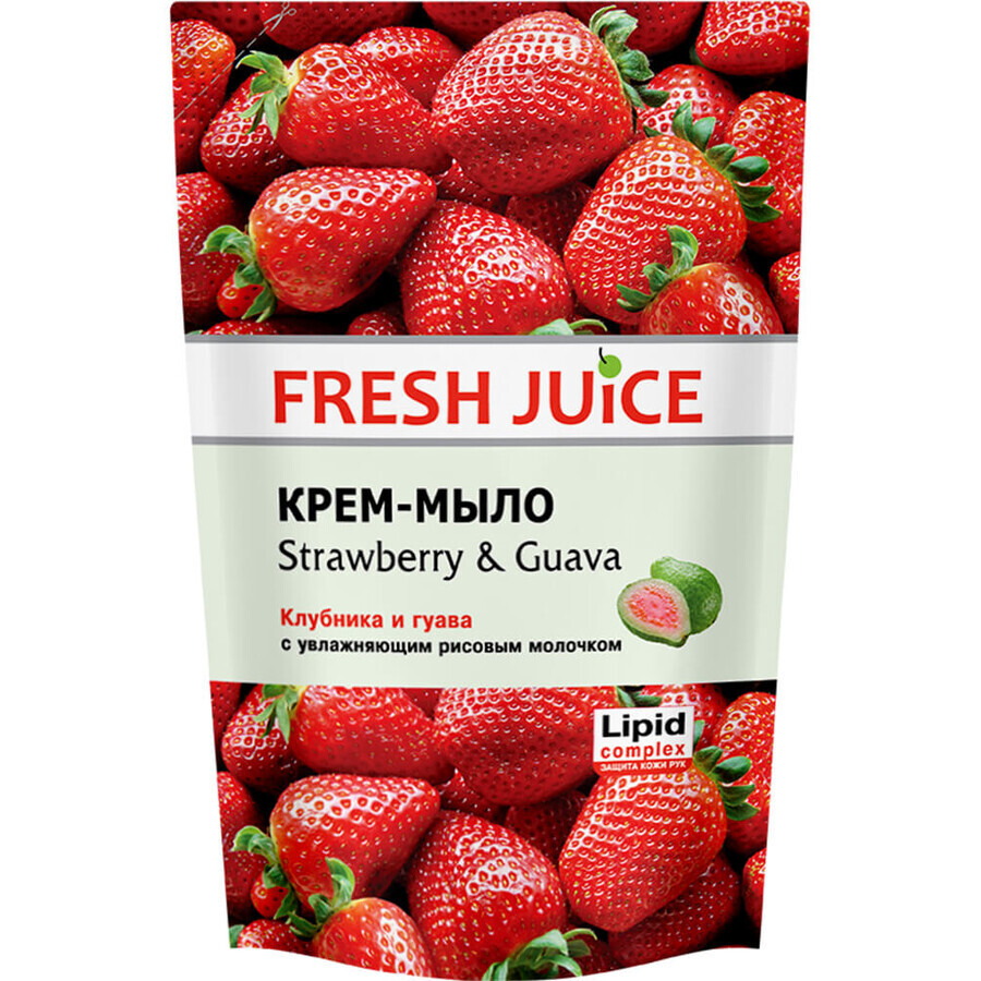 Рідке мило Fresh Juice Strawberry & Guava дой-пак 460 мл: ціни та характеристики