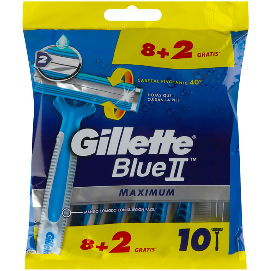 Бритва Gillette Blue 2 Max 10 шт.: ціни та характеристики