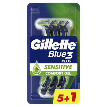 Брита Gillette Blue 3 Plus Sensitive 6 шт.