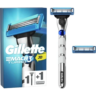 Бритва Gillette Mach3 Turbo c 2 сменными картриджами