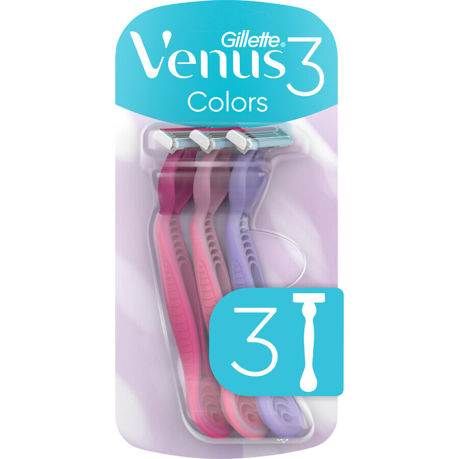 Бритва Gillette Venus 3 Colors 3 шт.: цены и характеристики