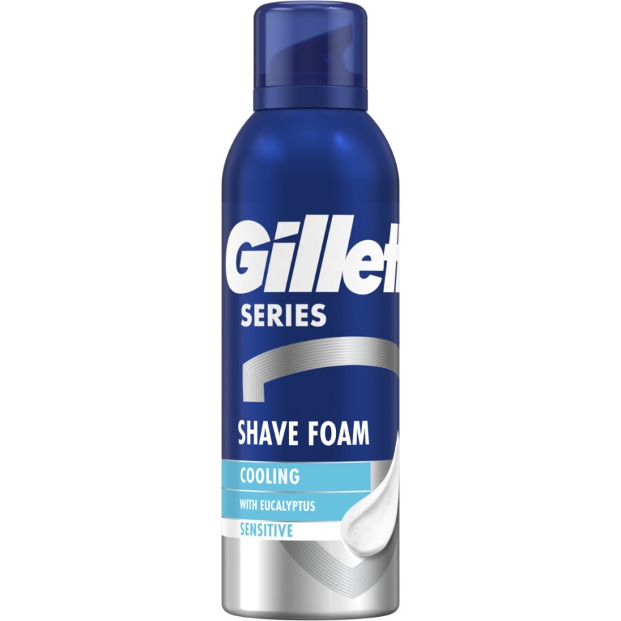 Пена для бритья Gillette Series Охлаждающая с эвкалиптом 200 мл: цены и характеристики