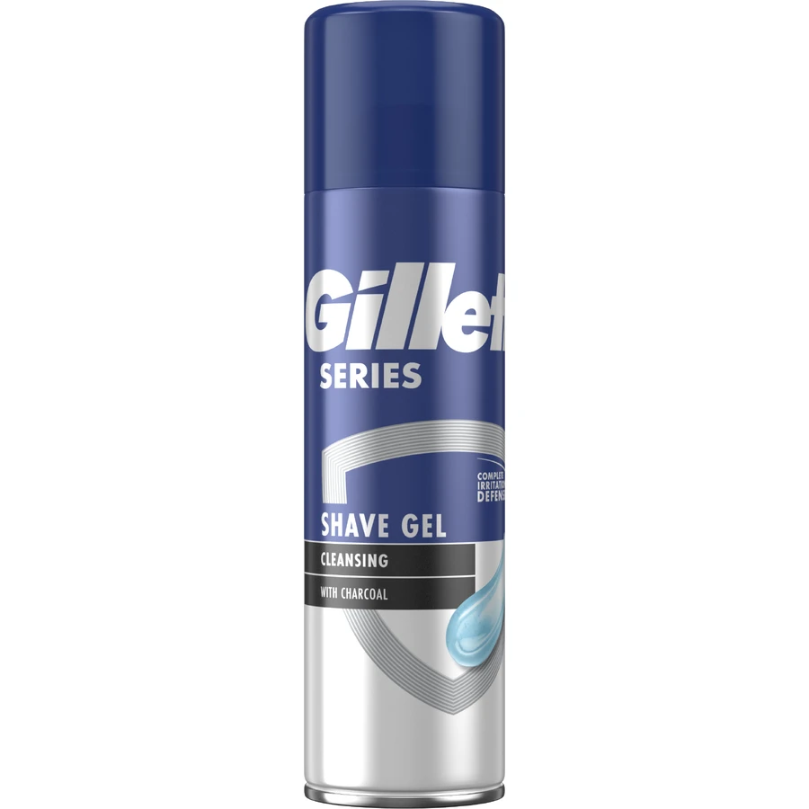 Гель для бритья Gillette Series Очищающий с углем 200 мл: цены и характеристики