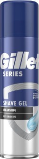 Гель для бритья Gillette Series Очищающий с углем 200 мл
