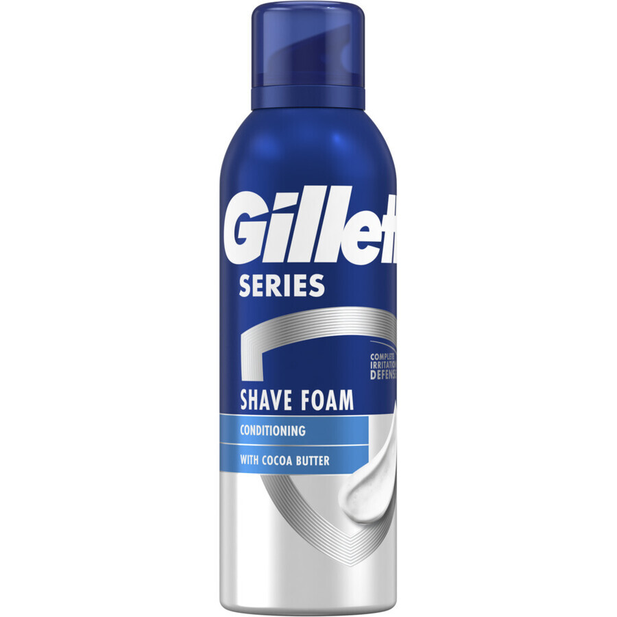 Пена для бритья Gillette Series Conditioning с маслом какао 200 мл: цены и характеристики