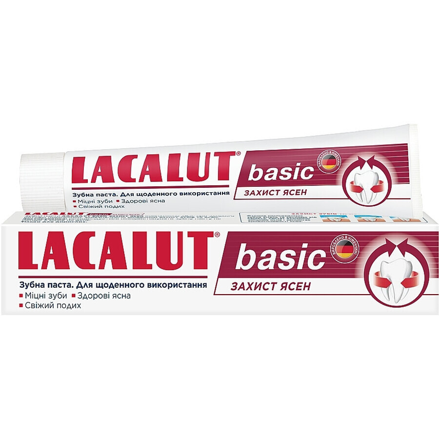 Зубная паста Lacalut Basic Защита десен 75 мл: цены и характеристики