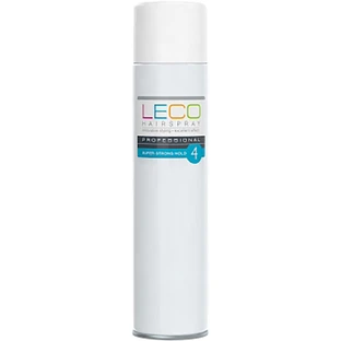 Лак для волос Leco 4 Сверхсильная фиксация 600 мл