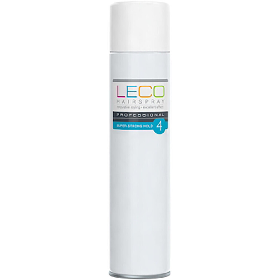 Лак для волос Leco 4 Сверхсильная фиксация 600 мл: цены и характеристики