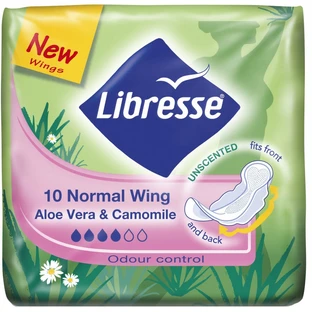 Гигиенические прокладки Libresse Ultra Normal Aloe Vera & Camomile 10 шт
