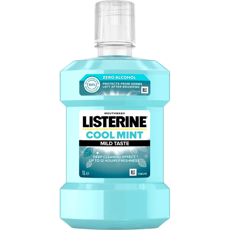 Ополаскиватель для полости рта Listerine Свежая мята 1000 мл: цены и характеристики