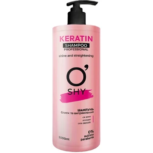 Шампунь O'Shy Keratin Блеск и выпрямление 1000 мл