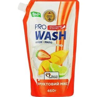 Рідке мило Pro Wash Фруктовий мікс дой-пак 460 г