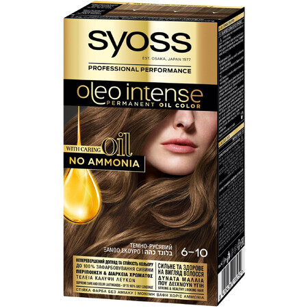 Краска для волос Syoss Oleo Intense 6-10 Темно-Русый 115 мл