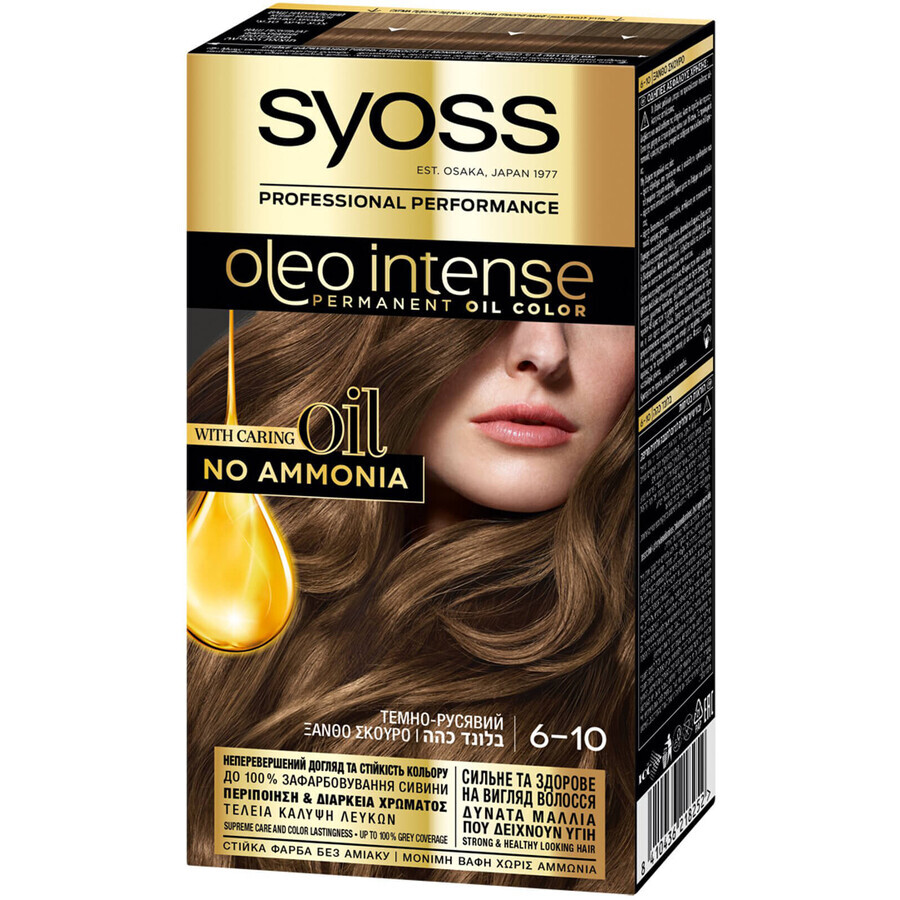 Краска для волос Syoss Oleo Intense 6-10 Темно-Русый 115 мл: цены и характеристики