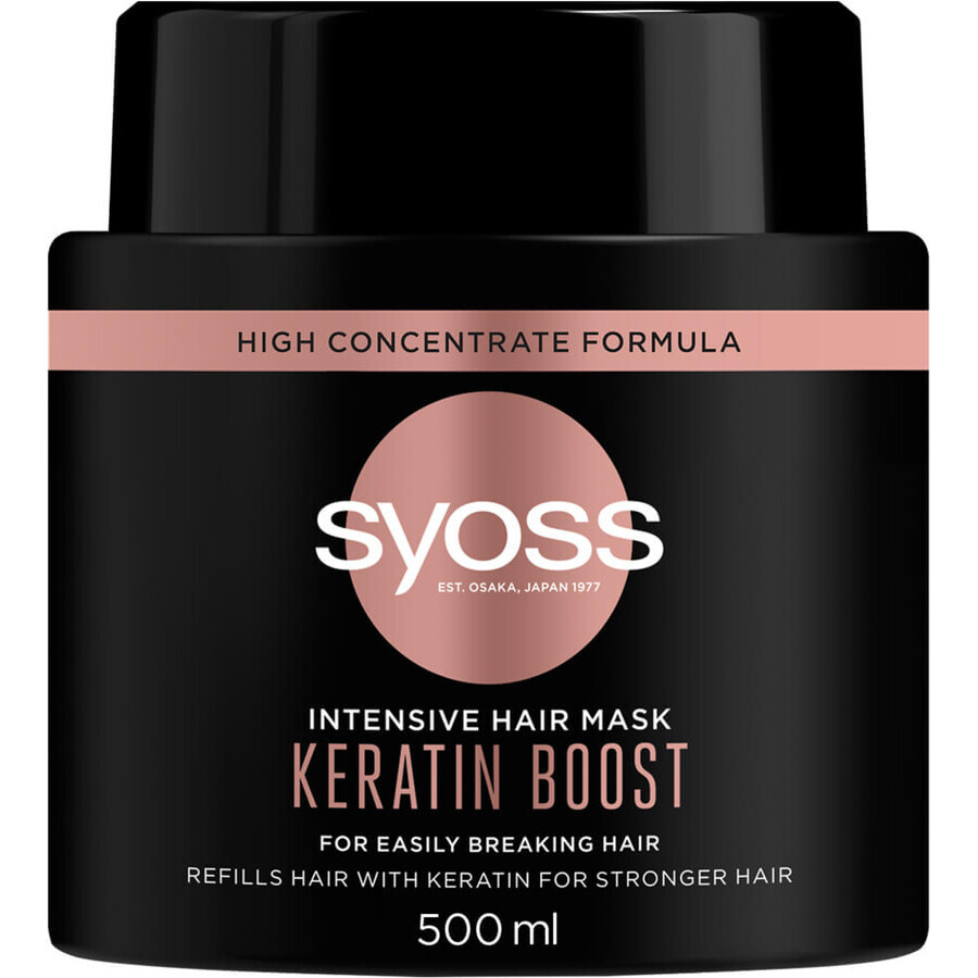 Маска для волос Syoss Keratin Boost Интенсивная для ломких волос 500 мл: цены и характеристики