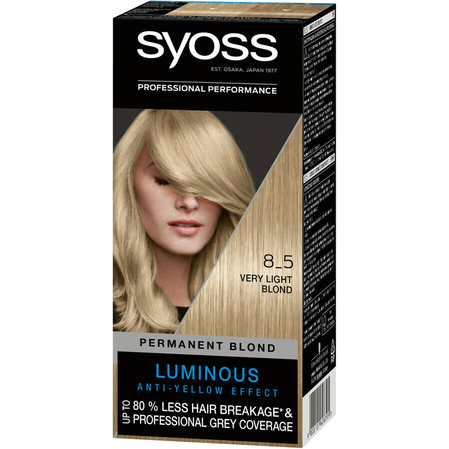 Краска для волос Syoss 8-5 Яркий блонд 115 мл: цены и характеристики