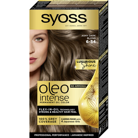 Краска для волос Syoss Oleo Intense 6-54 Холодный Темно-Русый 115 мл