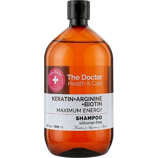 Шампунь The Doctor Health & Care Keratin + Arginine + Biotin Maximum Energy 946 мл