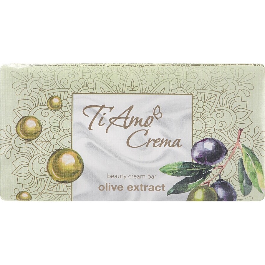 Твердое мыло Ti Amo Crema с экстрактом оливки 125 г: цены и характеристики