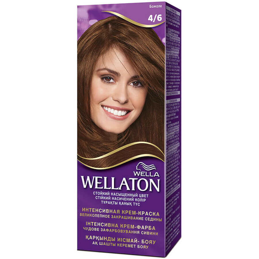 Краска для волос Wellaton стойкая 4/6 Божоле: цены и характеристики