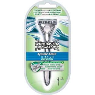 Бритва Wilkinson Sword Quattro Titanium Sensitive (4027800536269)