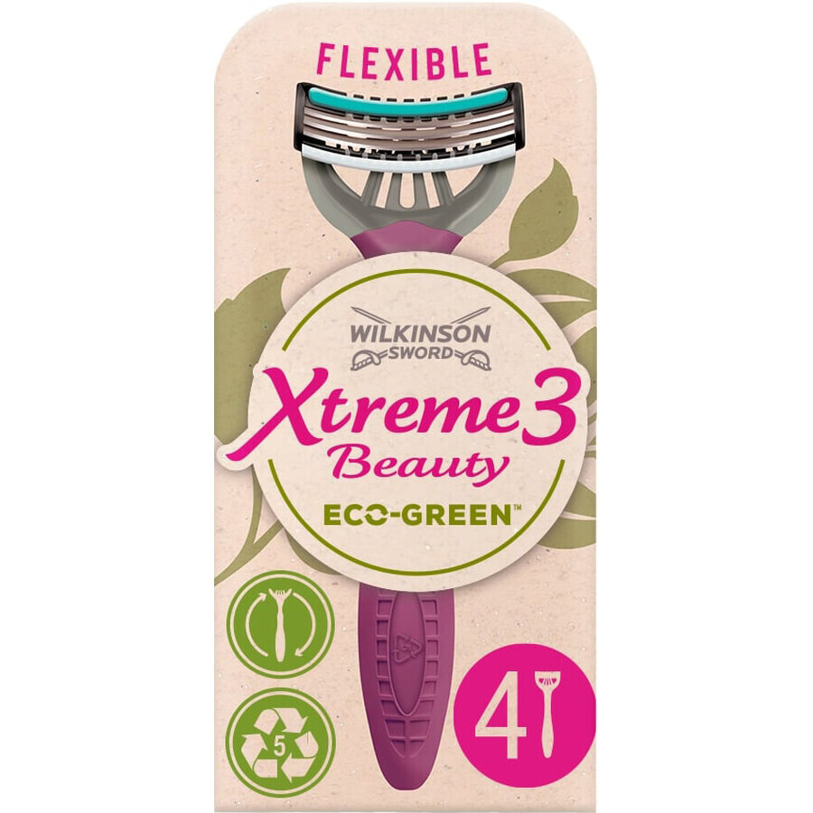 Бритва Wilkinson Sword Xtreme3 Beauty Eco Green 4 шт.: цены и характеристики