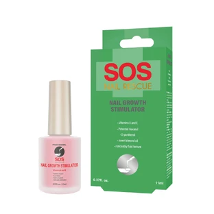 Стимулятор прискореного росту нігтів SOS Nail Rescue з вітамінами Е та Гексаналем 11 мл