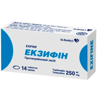 Екзифін табл 250мг №14