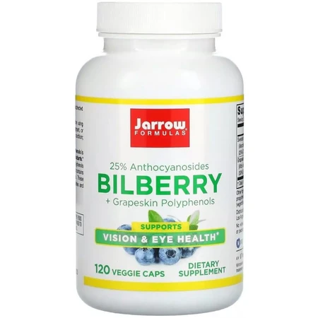 Комплекс поліфенолів із чорниці та шкірки винограду, 280 мг, Bilberry + Grapeskin Polyphenols, Jarrow Formulas, 120 вегетаріанських капсул: ціни та характеристики