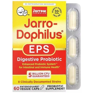 Пробіотики, 5 млрд КУО, Jarro-Dophilus EPS, Jarrow Formulas, 60 вегетаріанських капсул