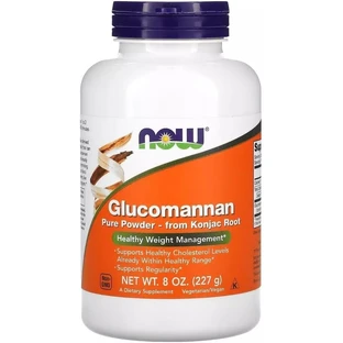 Глюкоманнан, Glucomannan, Now Foods, 227 г