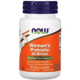 Пробіотики Для Жінок, 20 млрд КУО, Woman's Probiotic, 20 Billion, Nоw Foods, 50 вегетаріанських капсул