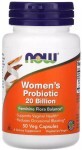 Пробиотики Для Женщин, 20 млрд КОЕ, Woman&#39;s Probiotic, 20 Billion, Nоw Foods, 50 вегетарианских капсул