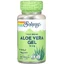 Алоэ вера, концентрированный гель, 10 мг, Aloe Vera Gel, Solaray, 100 вегетарианских капсул