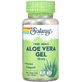 Алоэ вера, концентрированный гель, 10 мг, Aloe Vera Gel, Solaray, 100 вегетарианских капсул