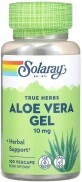 Алое вера, концентрований гель, 10 мг, Aloe Vera Gel, Solaray, 100 вегетаріанських капсул
