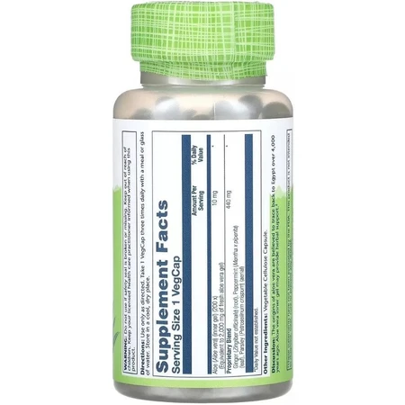 Алоэ вера, концентрированный гель, 10 мг, Aloe Vera Gel, Solaray, 100 вегетарианских капсул: цены и характеристики