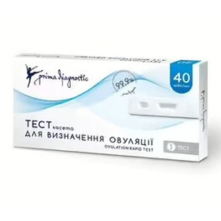 Тест-касета на овуляцію Prima Diagnostic 40 ММО/мл, №1