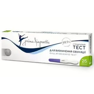 Тест струйный на овуляцию Prima Diagnostic 25 ММЕ/мл №1