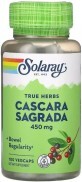 Каскара Саграда, 450 мг, Cascara Sagrada, Solaray, 100 вегетарианских капсул