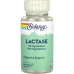 Лактаза, 40 мг, Lactase, Solaray, 100 вегетаріанських капсул: ціни та характеристики