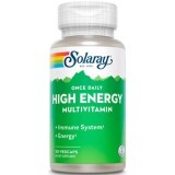 Мультивитамины, Once Daily High Energy, Solaray, 30 вегетарианских капсул